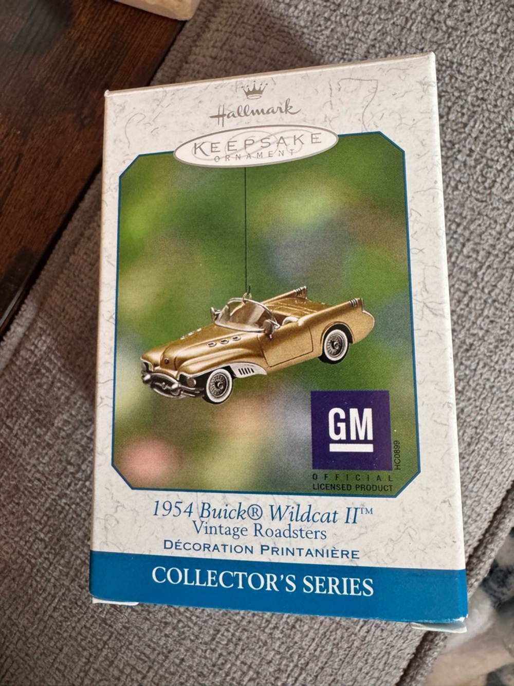 Hallmark Gold Buick Wildcat II Ornament